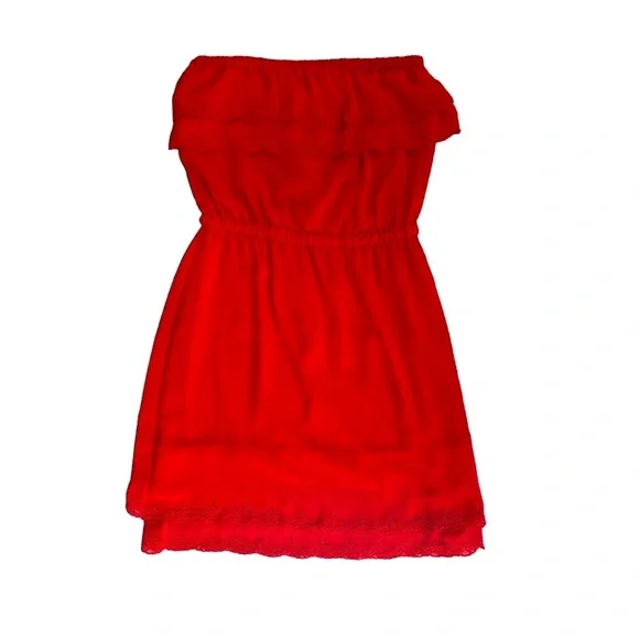 RW&CO Strapless Red Dress - Picture 2 of 2